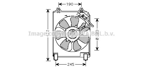 AVA QUALITY COOLING Ventilators, Motora dzesēšanas sistēma HD7526